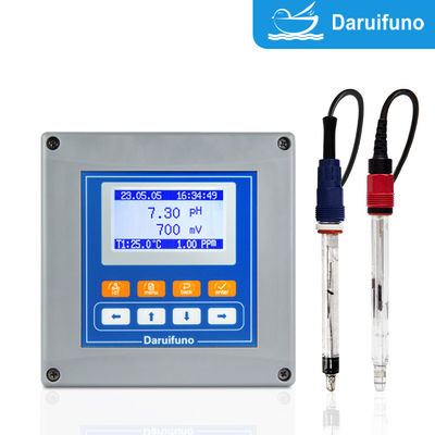 Dual Channels Analog PH And ORP Controller z RS485 i dwoma przekaźnikami