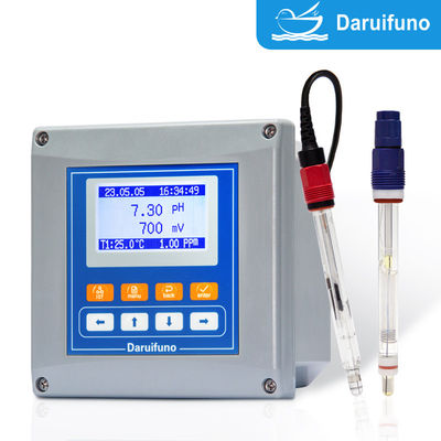 Dual Channels Analog PH And ORP Controller z RS485 i dwoma przekaźnikami